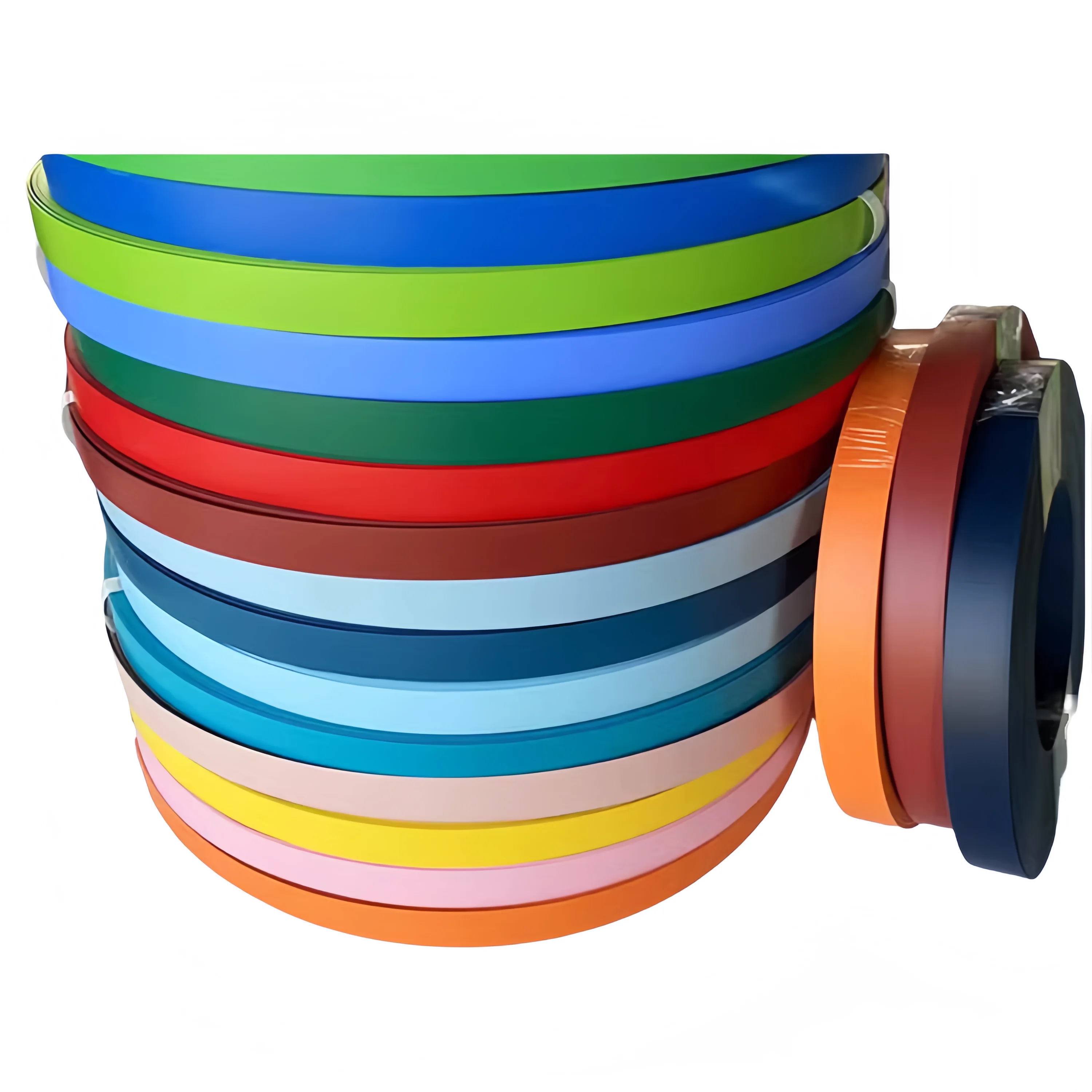 Banda de borde de PVC prepegado, 20 mm, 22 mm, 50 mm x 10 m, ideal para muebles, gabinetes, cocina, armario, carpintería