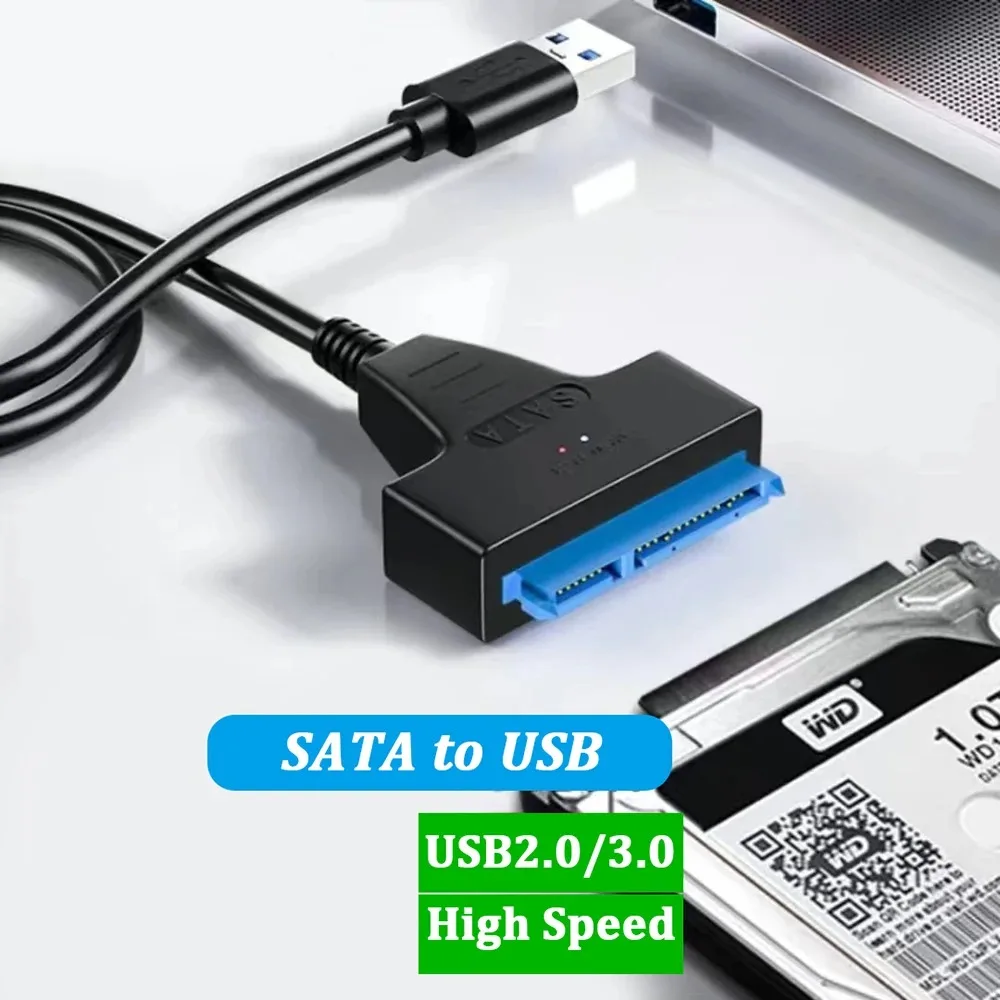 20-50 CM USB 3.0 2.0 SATA Cable Adapter Extension Computer Cables Connectors Support 2.5 Inches External Ssd Hdd Hard Drive USB