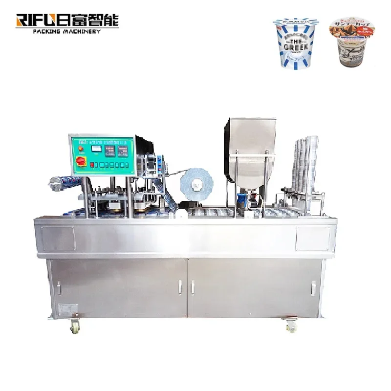 Automatic stainless steel bubble tea /milk tea/soybean milk cup filling sealing machine