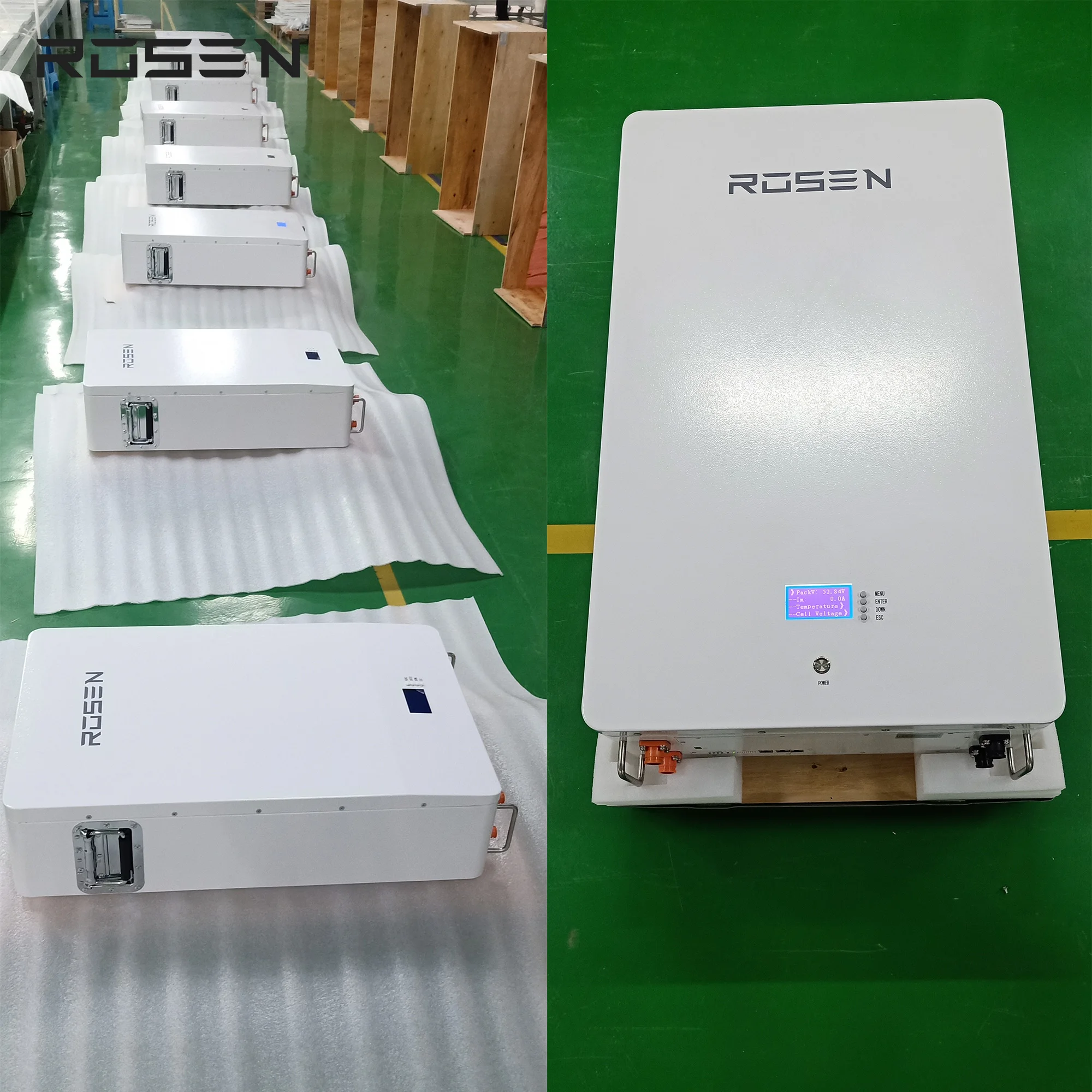 Rosen Solar 3.2v 50ah 100ah 200ah 280ah battery cells  ready to ship 48V 51.2V Lithuim battery