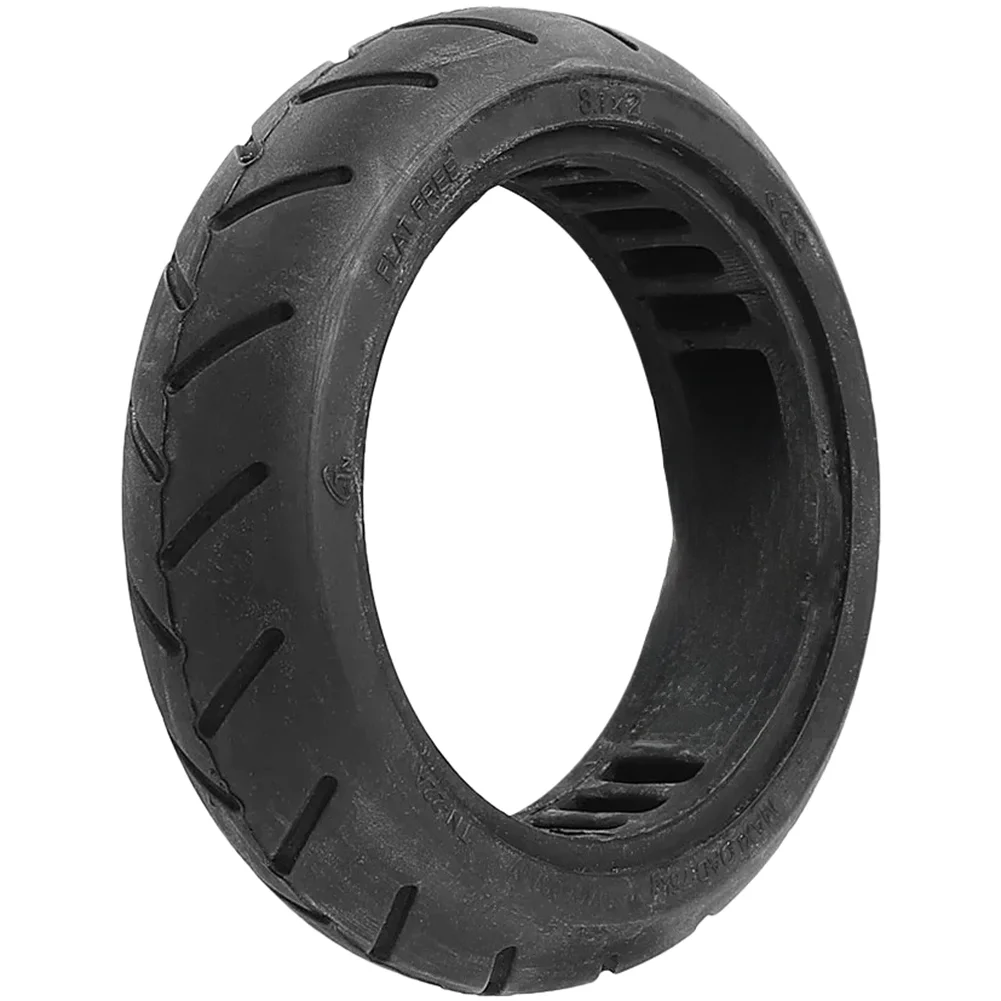 For Smooth Riding 8.1x2 Solid Tire Shock Absorbing Scooter Tire Electric Scooters Electric Scooter Rubber Seamless Fit
