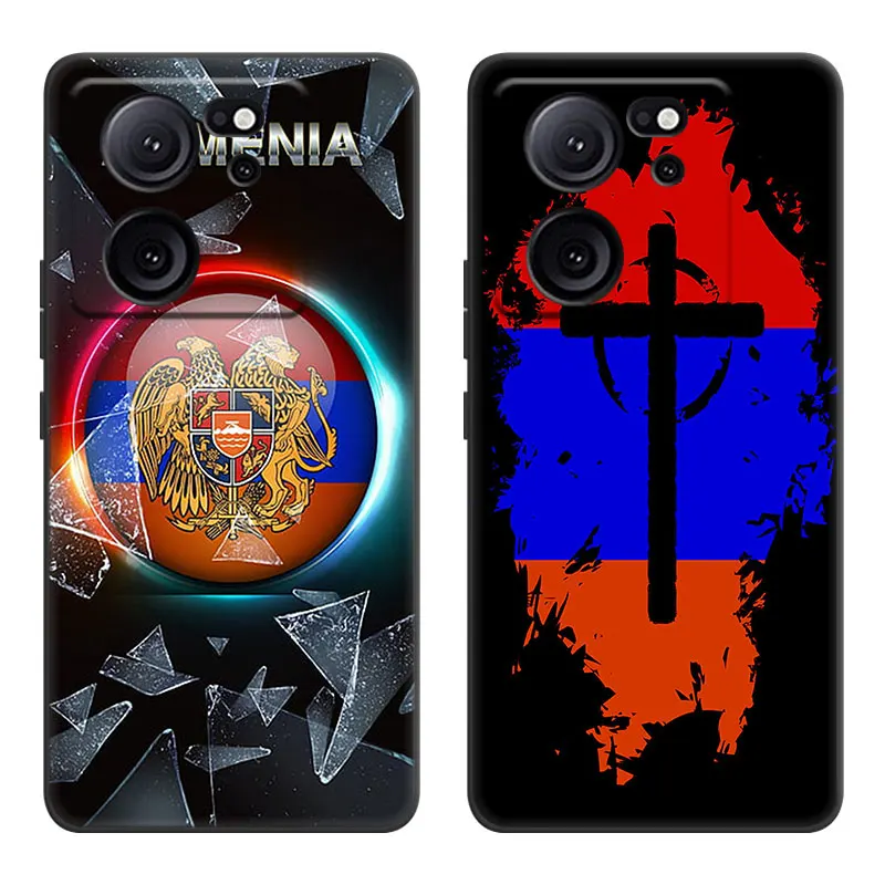 Armenia Armenians Flag Cartoon Case For Xiaomi 13T Pro 12T 12 11 Lite NE 11T Pro 5G Redmi Note 12 Pro 11 Pro Plus 12S 11 10S Pro