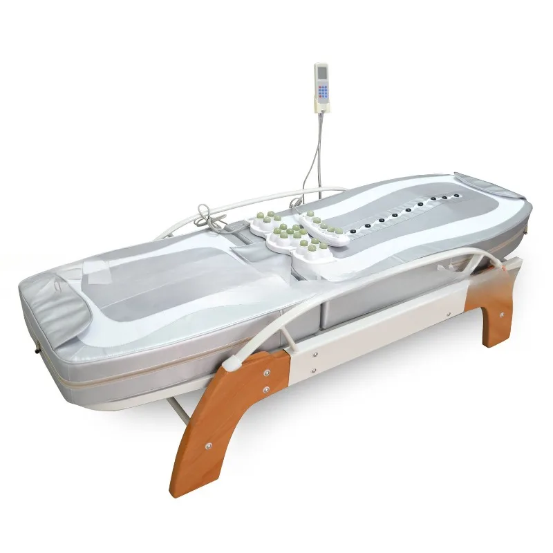 Full Body Warm Massage Couch Multi-Functional Elderly Home Jade Massage Heating Waist Back Massage Bed