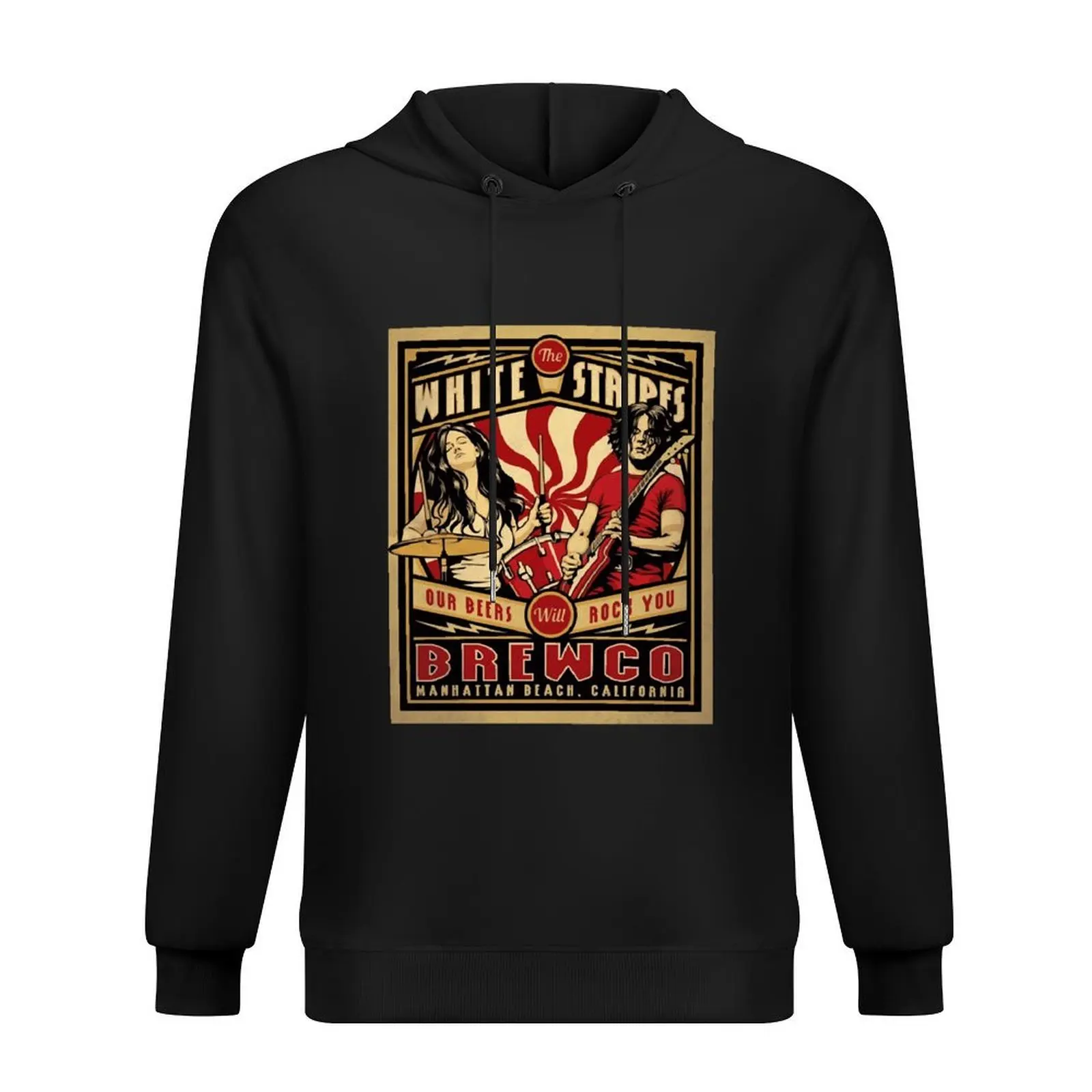

Retro white stripes Hoodie mens designer clothes aesthetic clothing japanese style korean style clothes anime hoodie