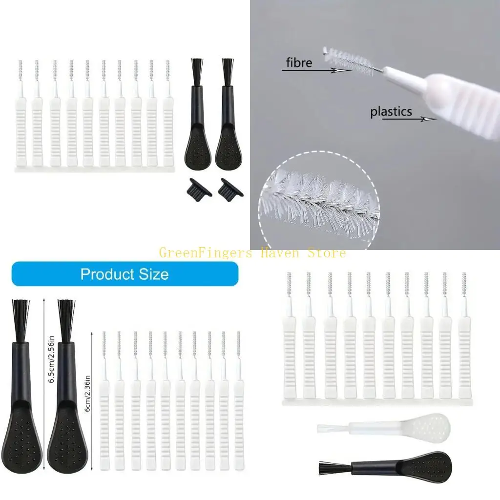 F68D Smartphone Charging Port Cleaner Cleaning Brush Set to Extend Device Lifespans and Ensure Reliable Connectivities