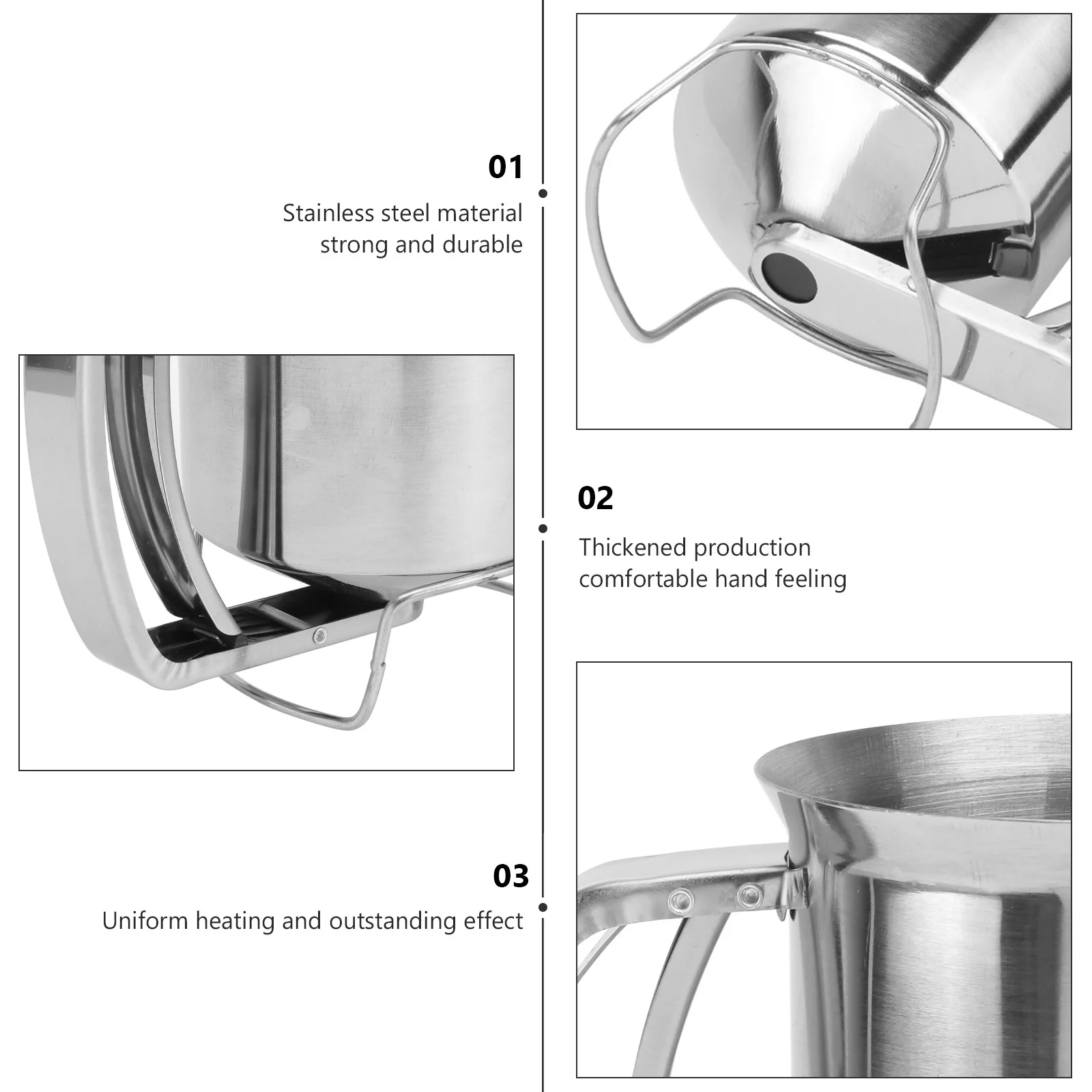 

1pc Stainless Steel Batter Dispenser Thickened Mixing Tool For Pancake Cupcake Baking Funnel Kitchen Ware Separator