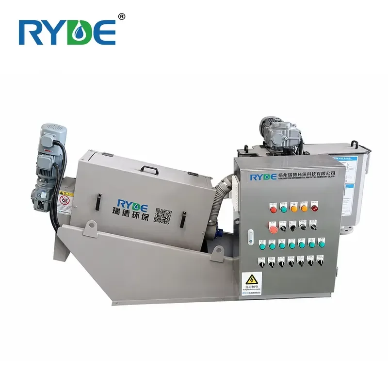 Manufacturer Supplier Sludge Dewatering Machine Multi-Disc Spiral Press Dewatering Machine Slurry Dryer