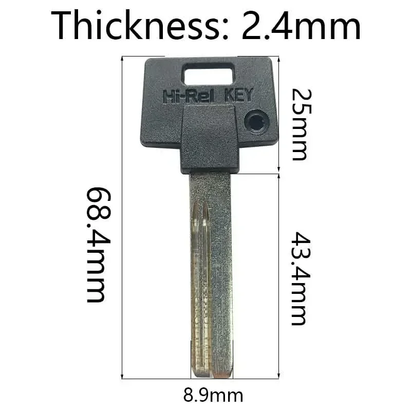 5-100 Pcs Hi-Rel Mul Ti Classic MTL Key Blank House Keyblanks Locksmith Tool for Home Door Lock