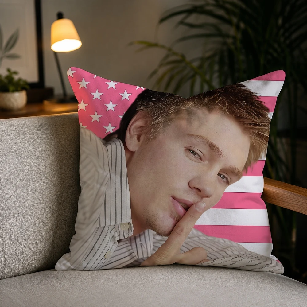 Actor C-Chad Michael Murray Levi Ackerman Pillow Case Plush Pillow Cases Home Decoration Pillow Cover for Sofa Bed Chair Living