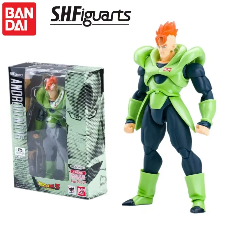 Figuras de Acción de Anime Bandai Dragon Ball Z S.H.Figuarts SHF Android 16 1.0