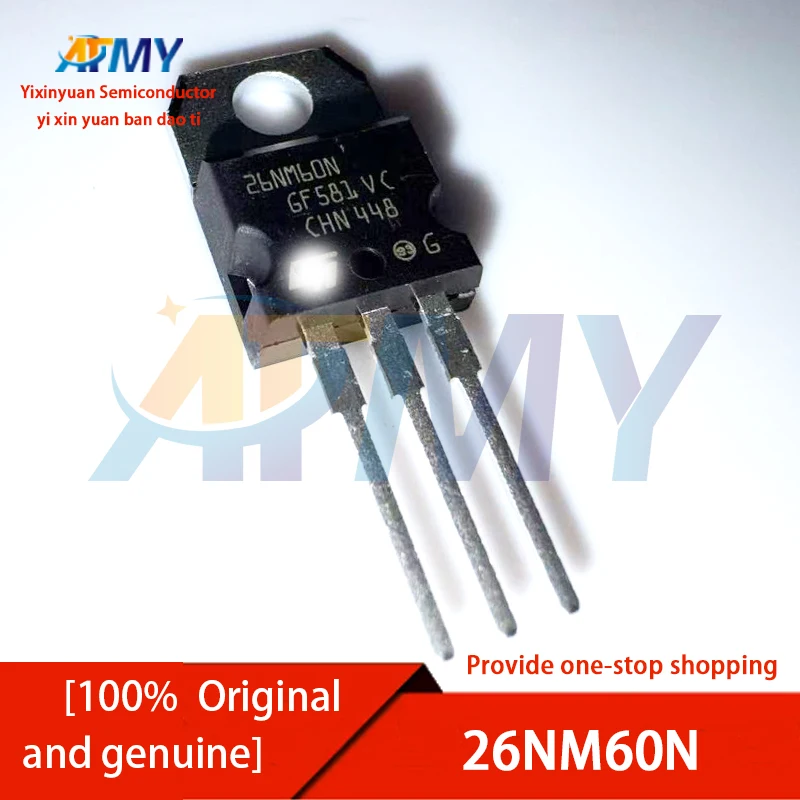 Tubo MOS de efeito de campo STP26NM60N STF26NM60N 26NM60N TO-220