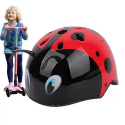 Bicycle Helmet Protection Cartoon 3D Ladybug Shaped Child Helmet Safety Trendy Skateboard Electric Bicycle Helmet supplies