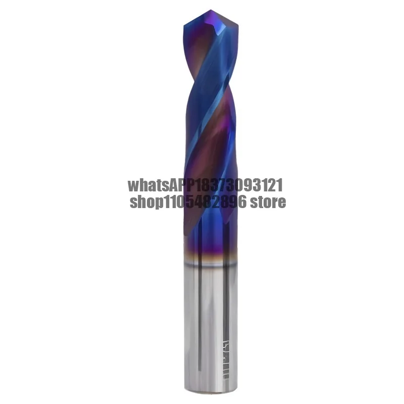 70 degree solid carbide drill bit Stainless steel punching Wugang twist drill machining center Coated tungsten steel drill bit