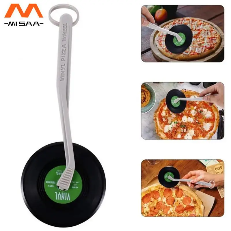 Nóż do pizzy Record Design Przenośne naczynia do pieczenia Abs Nóż do pizzy Spin Profesjonalne akcesoria kuchenne Wałek do ciastek Kreatywny