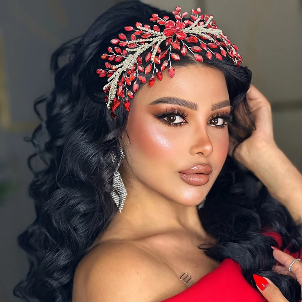 

DZ267 Wedding Hair Accessories Pageant Crown and Tiara Bridesmaid Headpiece Party Tiara and Headdress for Women Headband