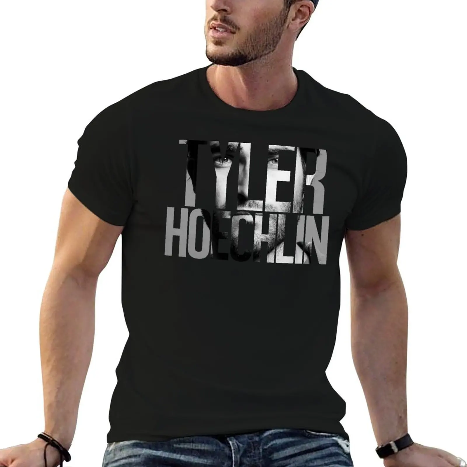 Tyler Hoechlin T-Shirt printed t shirts for man cotton t shirts man 100% t shirt man designer T-shirt