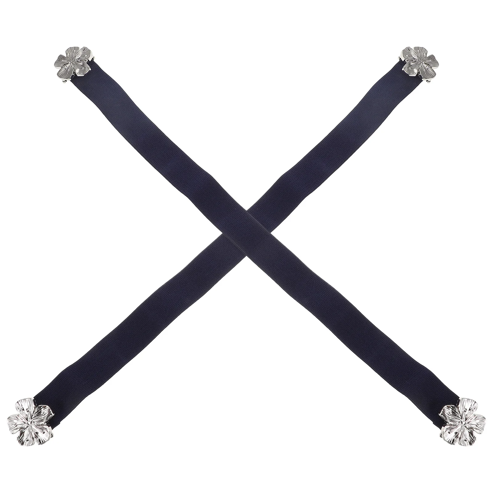 

2Pcs Women's Elastic Waist Belt Wide Stretchy Dress Belt with Elegant Flower Buckle for Daily Wear Beach Vacation Bohemian Style