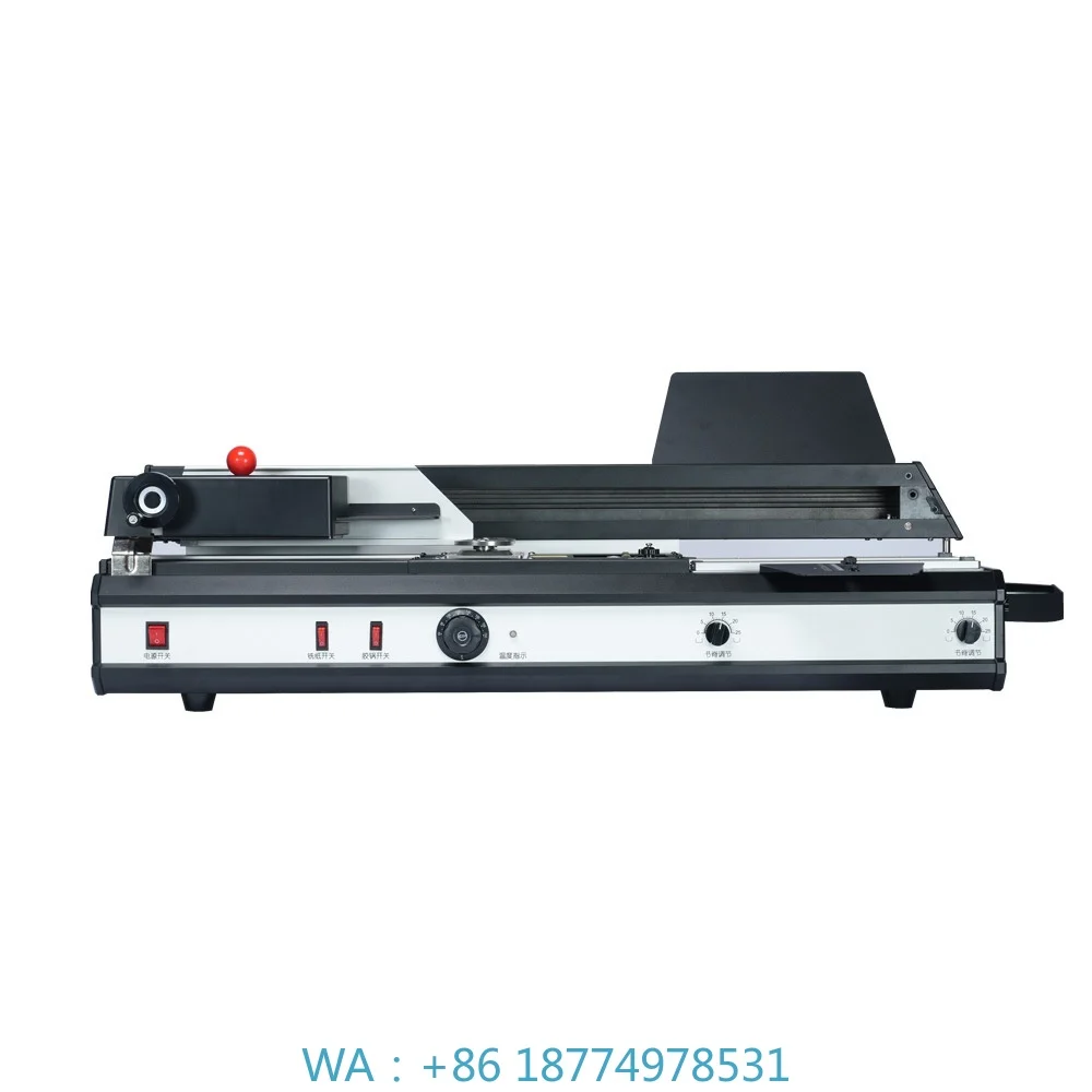 

Manual Gluing Machine A4 Small Hot Melt Glue Binding Semi-Automatic Condition New Condition460A Desktop