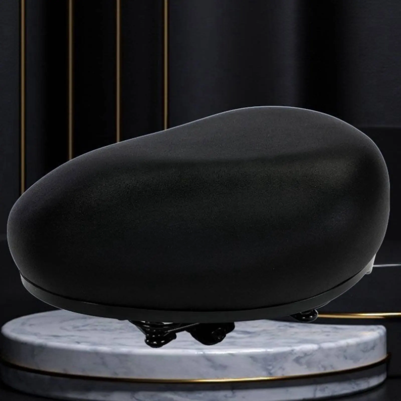 

Universal Replacement Bike Seat Breathable Wide Two-Wheeler Saddle Shock Absorbing Two-Wheeler Saddle Portable Handle