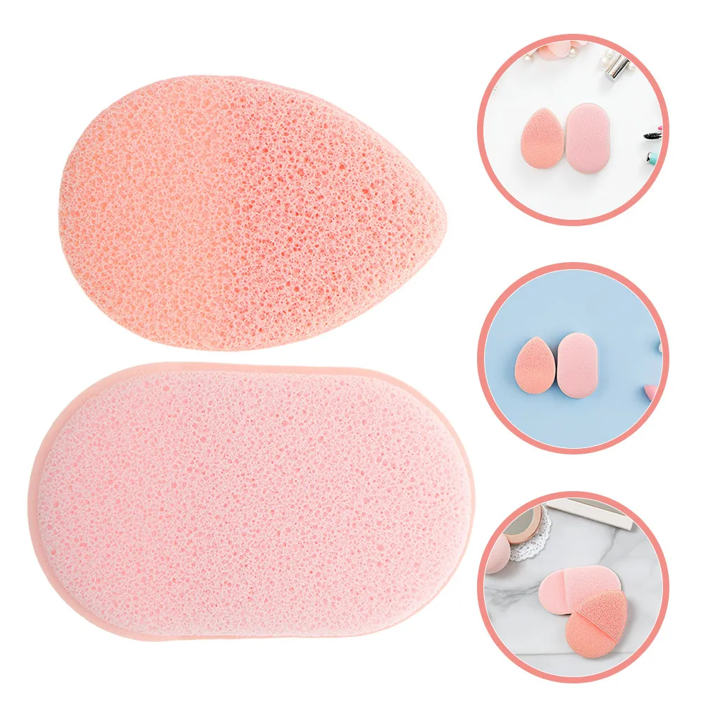 

2Sets Face Scrub Pad Reusable Exfoliating Sponge for Women Lightweight Portable Facial Cleansing Tool for All Skin Types