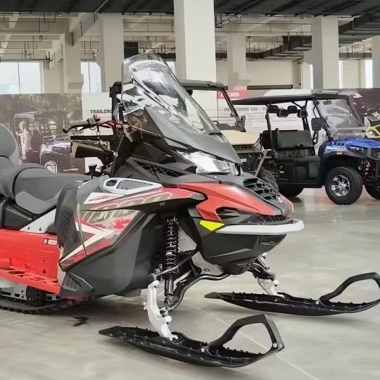 1000cc 4-Stroke Snowmobile Adults Shaft Drive Snow Mobile Sled Winter Outdoor Sports Motorized Tracked Snow Scooter