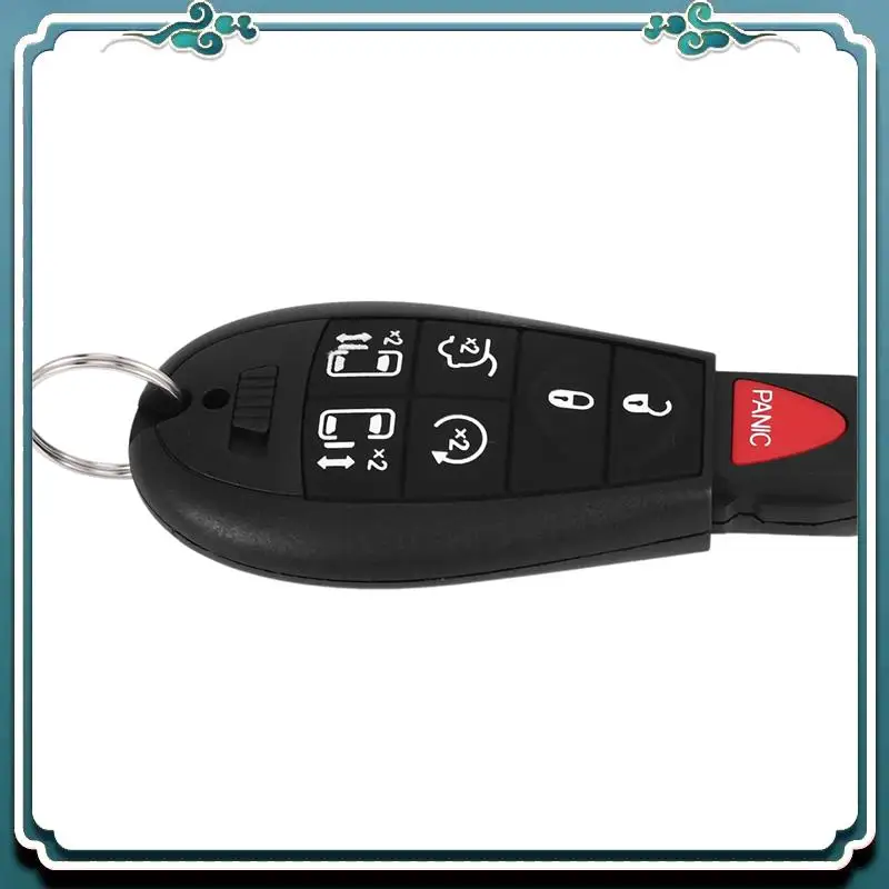 ABTU-Telecomandi per auto Portachiavi a 7 pulsanti compatibile per Chrysler Town Country 2008-2015 Dodge Grand Caravan 2008-2014