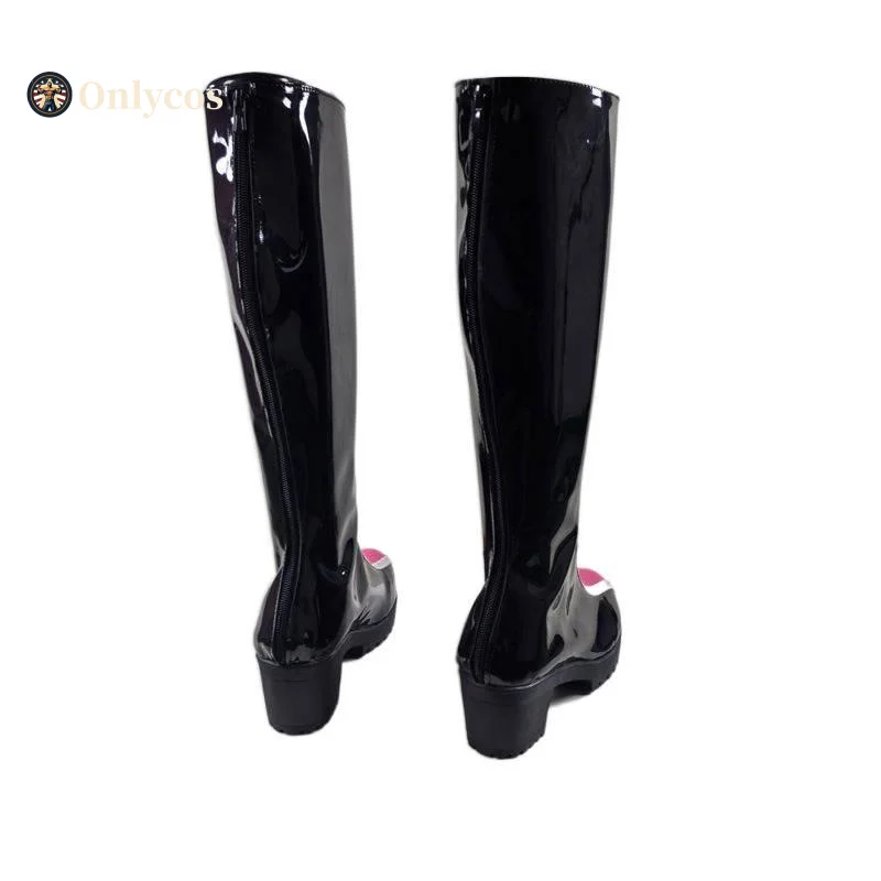 KPop デーモンハンター ルミ コスプレ靴 ファンタジー ブーツ 靴 ハロウィン パーティー コスチューム アクセサリー Onlycos
