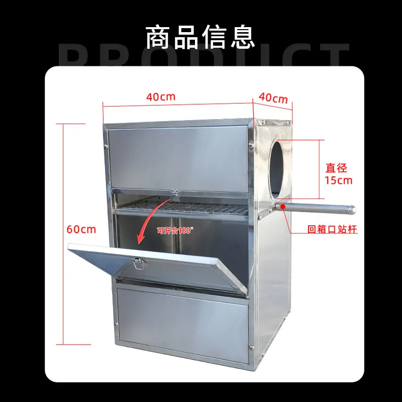 

Large 304 stainless steel parrot breeding box Strong and bite-resistant breeding cage Large parrot nest Bird cage Bird nest