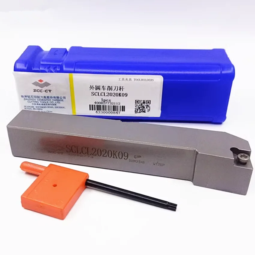 

SCLCR2020K09/SCLCL2020K09/SCLCR2020K12/SCLCL2020K12 ZCC.CT External Turning Tool Cutter Bar For CC** inserts 1PCS/BOX