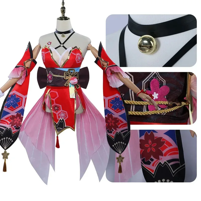 

COSda@Honkai Star Rail Sparkle Cosplay Costume Mask Wig Shoes Full Set Outfit Role Play Halloween Carnival Dress For Adult Women