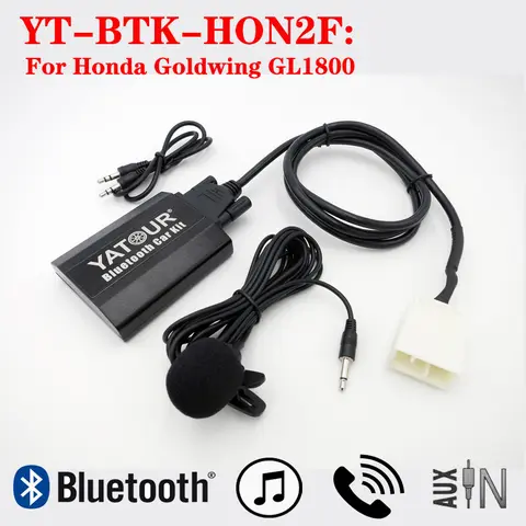스즈키 헤드 유닛 라디오용 Yatour USB MP3 어댑터 디지털 음악 체인저 (모델 PACR01~PACR07) 21 Yatour 블루투스 BTK 하이 퀄리티 블루투스 MP3, 전화 통화 어댑터 포함, 혼다 골드윙 GL1800 용