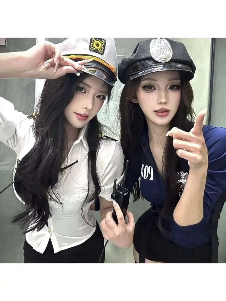 زي شرطة نسائي لضابط الشرطة من مشاة البحرية JK orm عالي الجمالي زي سيدة الملكة الحارة أنيمي ow loween