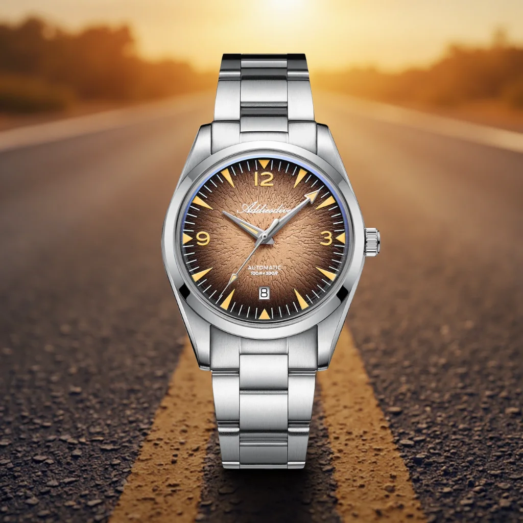 

Новые мужские часы ADDIESDIVE, роскошные автоматические часы 39 мм, куполообразное стекло, водонепроницаемость 100 м, суперсветящиеся мужские часы, механические