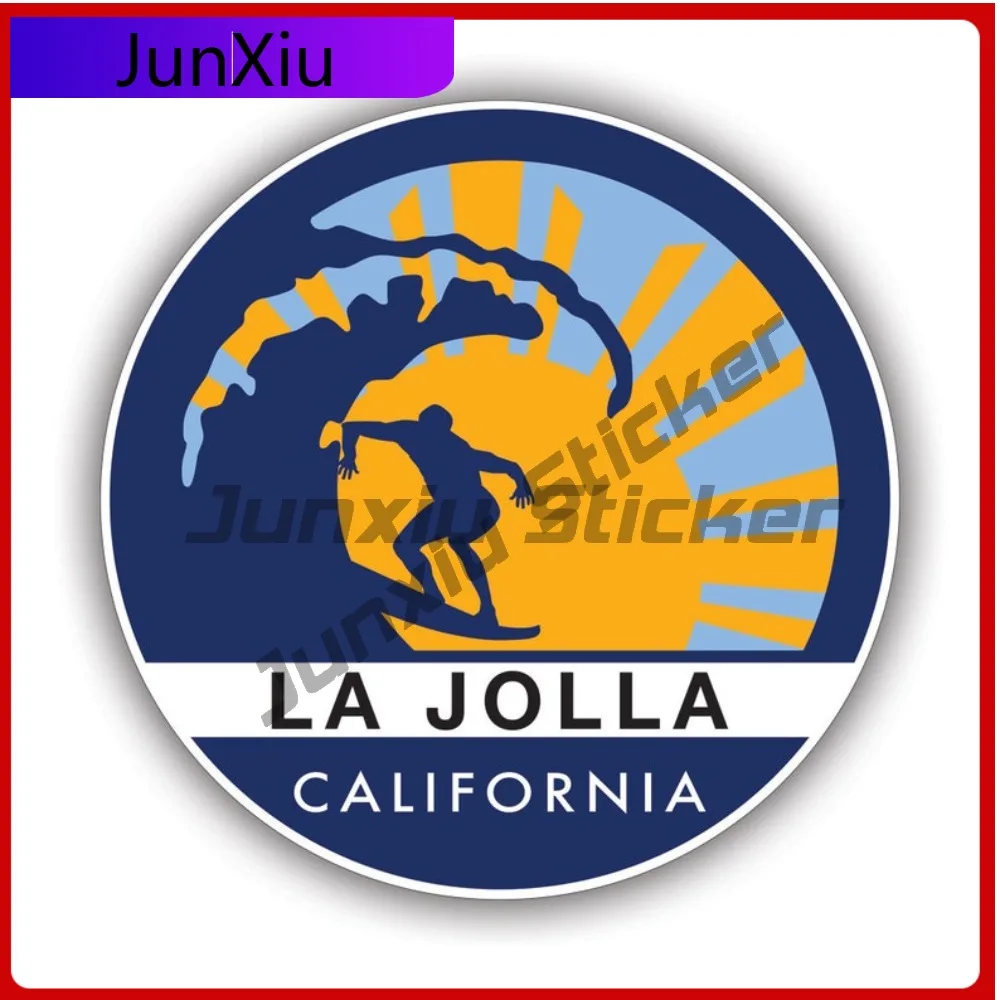 

Round Surfer On Waterproof Fade Resistant Racing For Laptop Bumper Helmet Removable Easy Apply Decal Sport Weather Resistant