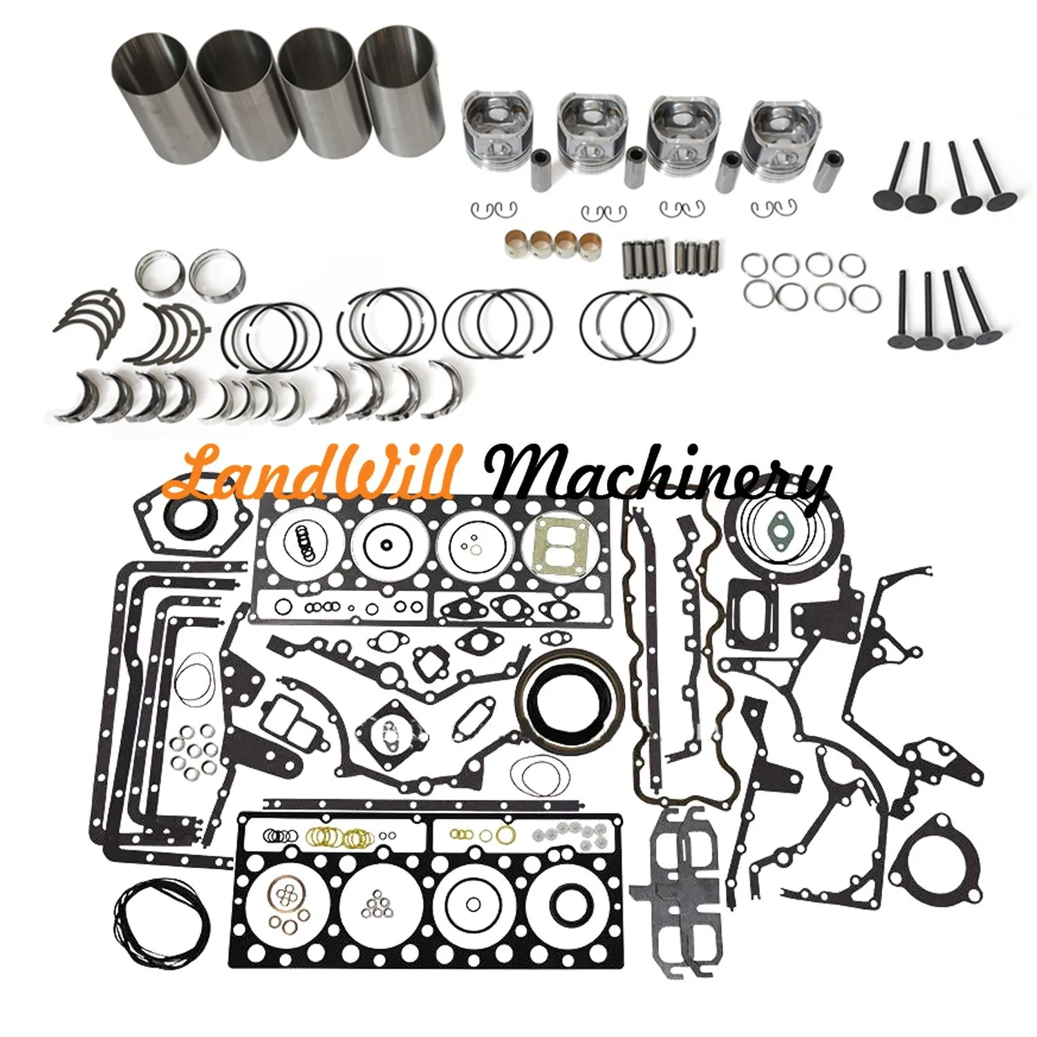 3304 Engine Overhaul Rebuild Kit Fits For Caterpillar Cable Skidder 518