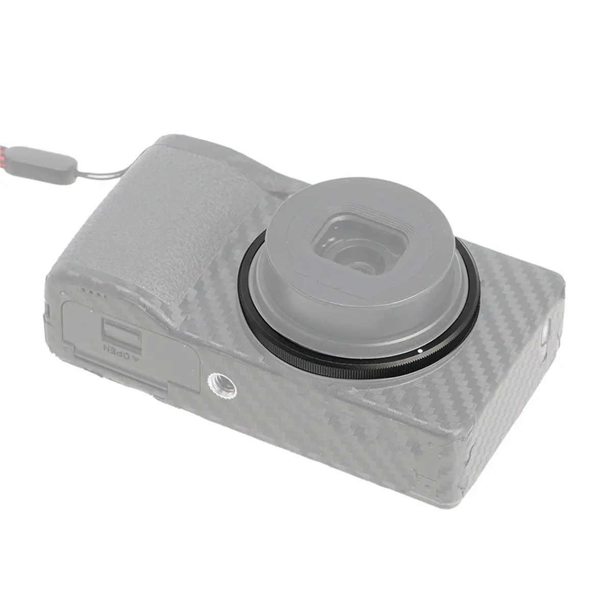a94z]-anel-de-lente-de-aluminio-para-camera-iii-griii-hdf-gr3-substitui-a-tampa-decorativa-do-anel-da-lente-gr3-preto