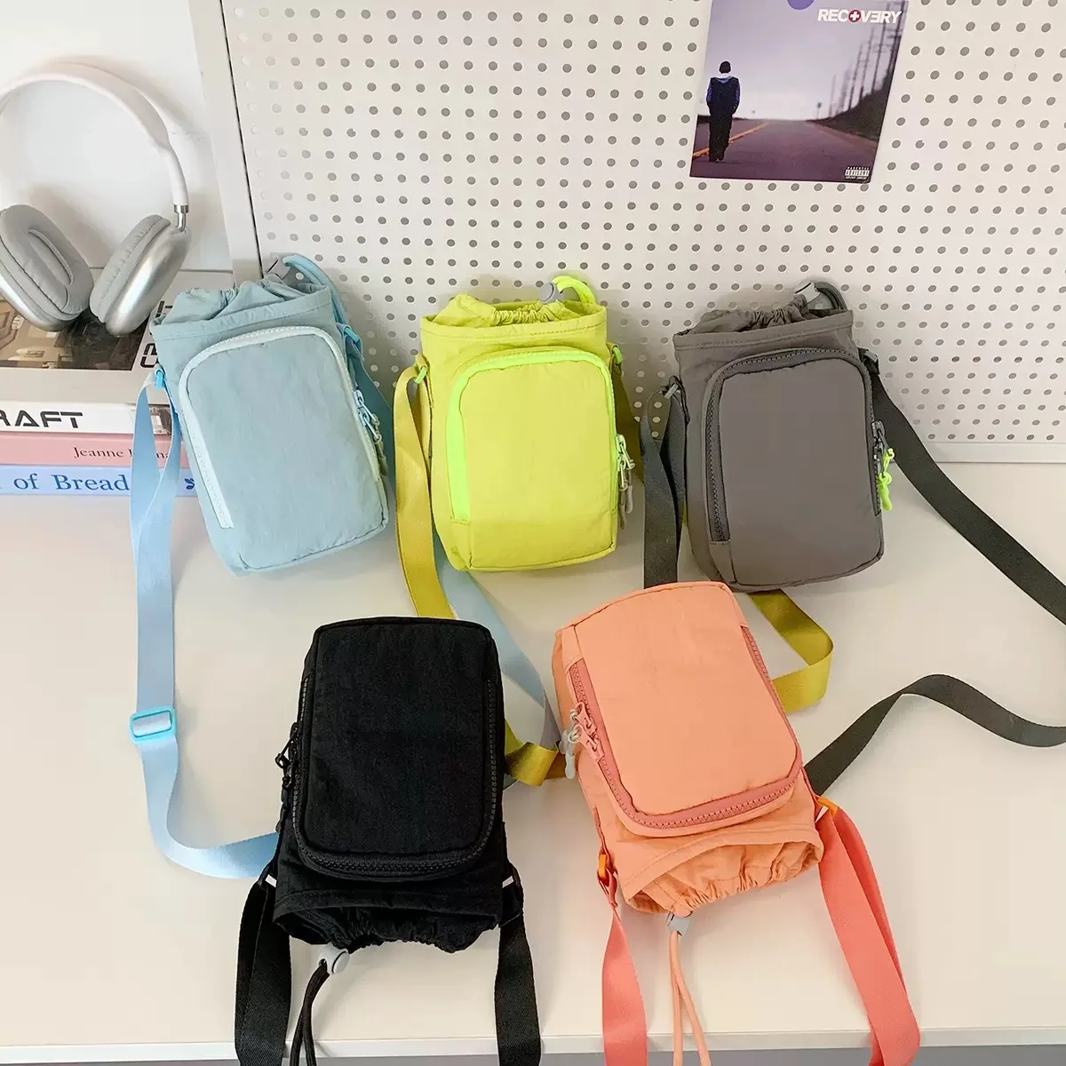 Unisex Crossbody Bag Sports Portable Outdoor Waterproof High Quality Luxury Brand Phone Shoulder Bag Cycling Casual Light Weight