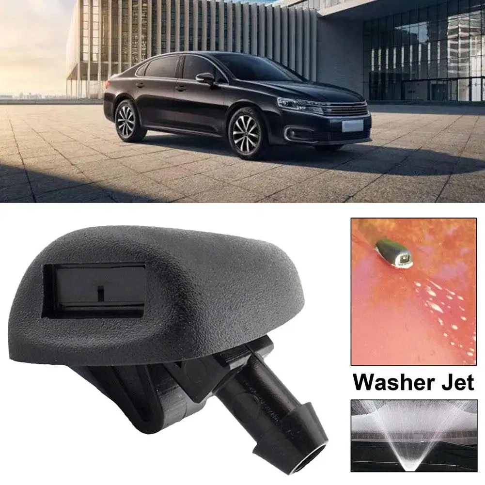 2pcs Front Windshield Wiper Washer Jet Nozzle 6438J2 6438E6 6438AV 6438W2 6438Z1 For Peugeot 407 2003-2010 Hood Sprayer Nozzles