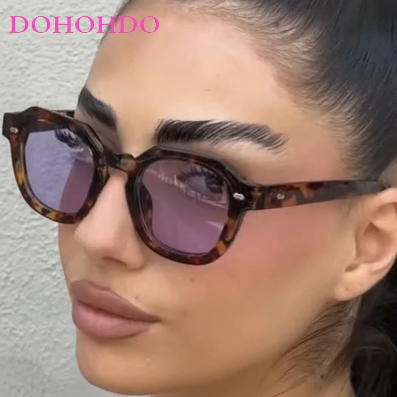 

Classic Small Square Frame Rice Nail Women Sunglasses New Luxury Designer Trend Men Sunglass Outdoor Driving Shade Eyewear UV400