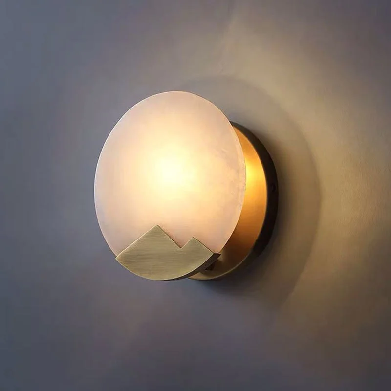 Postmodern Light Mountains Wall Lamp Living Room  Marble Bedroom Decoration Indoor Lighting Staircase Nordic Copper For Home