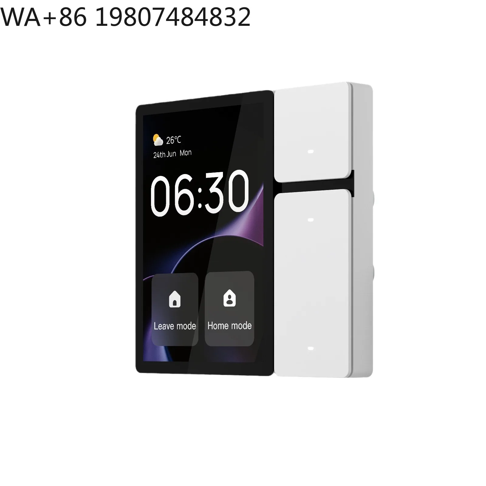 3.9 Inch Mini Smart Home Central Screen IR Remote APP Multi-scene Intelligent Automation Touch Panel