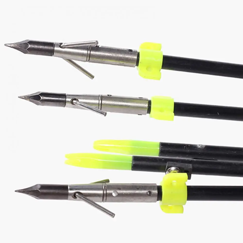 Archery Bow Fishing Arrows Safety Slides Accessories Kit Portable Easy To Carry Securely Wrapped Arrow view 2
