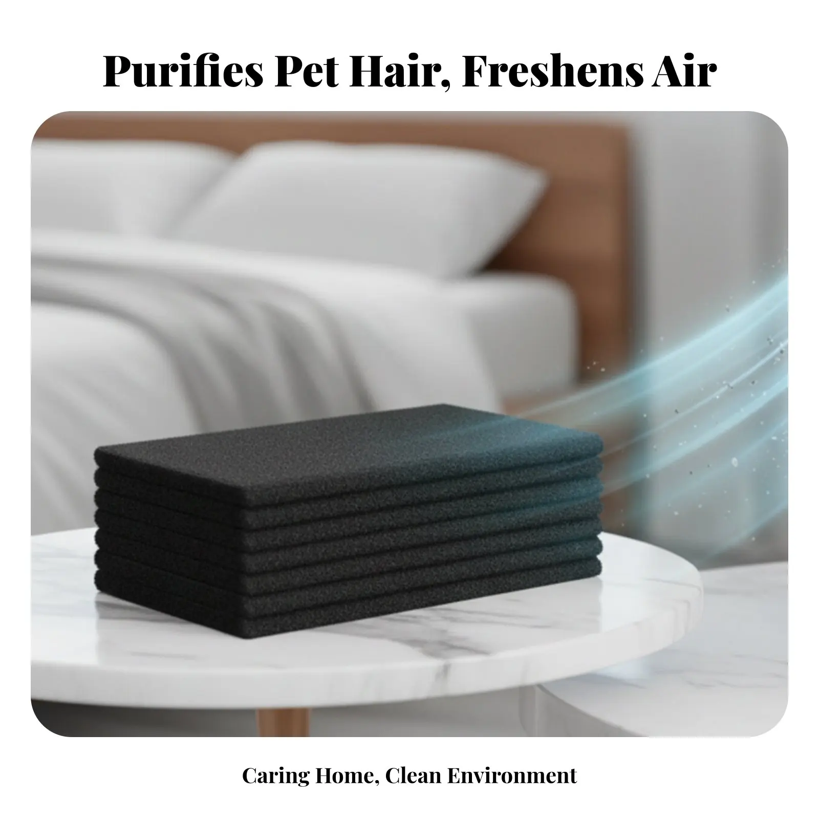 

Сменный фильтр для очистителя воздуха для домашних животных, H13 HEPA, для контроля аллергенов, аксессуар для бытовой техники, легко заменяемый, для владельцев кошек, для дома и офиса