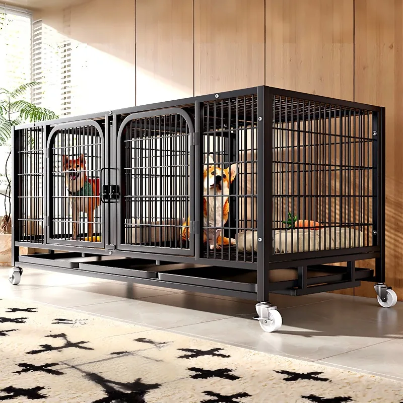 

Wholesale Pet Breeding Cage with Wheels Heavy Duty Multi-Layer Dog Kennel Crate for Indoor Use