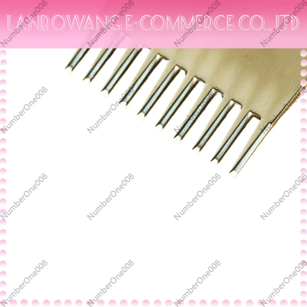 6-Prong French Style Pricking Iron Stitching Chisel Double Saddle Stitch Tool