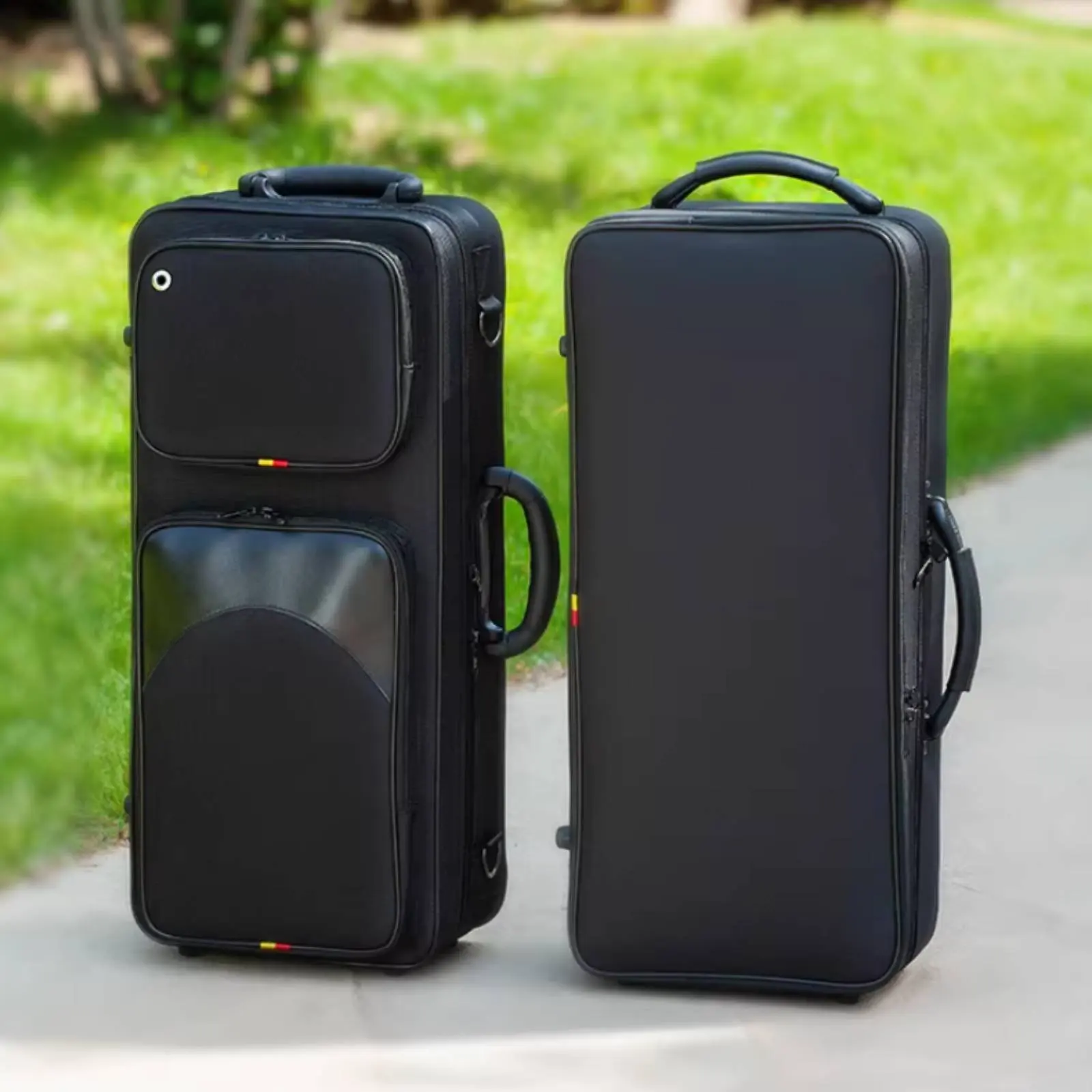

E-Flat Alto Sax Carrying Case Large Side Pocket Saxophone Backpack Case Instrument Bag Portable Safeguarding for Travel