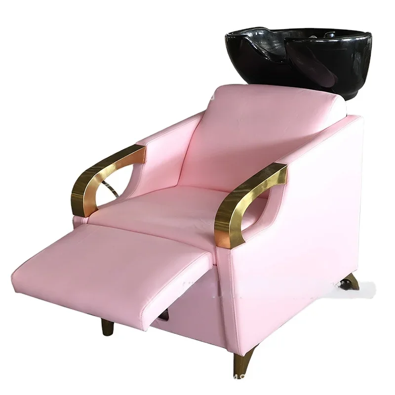 

portable pink price of shampoo chair washing basin for hair salon furniture hairdressing wash basin