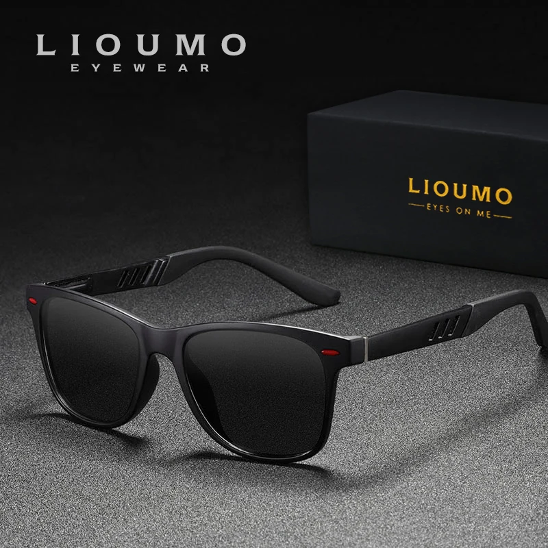 

LIOUMO Polarized Sunglasses Men Photochromic Driving Goggles Square Glasses Women Classic Brand Design Night Vision gafas de sol