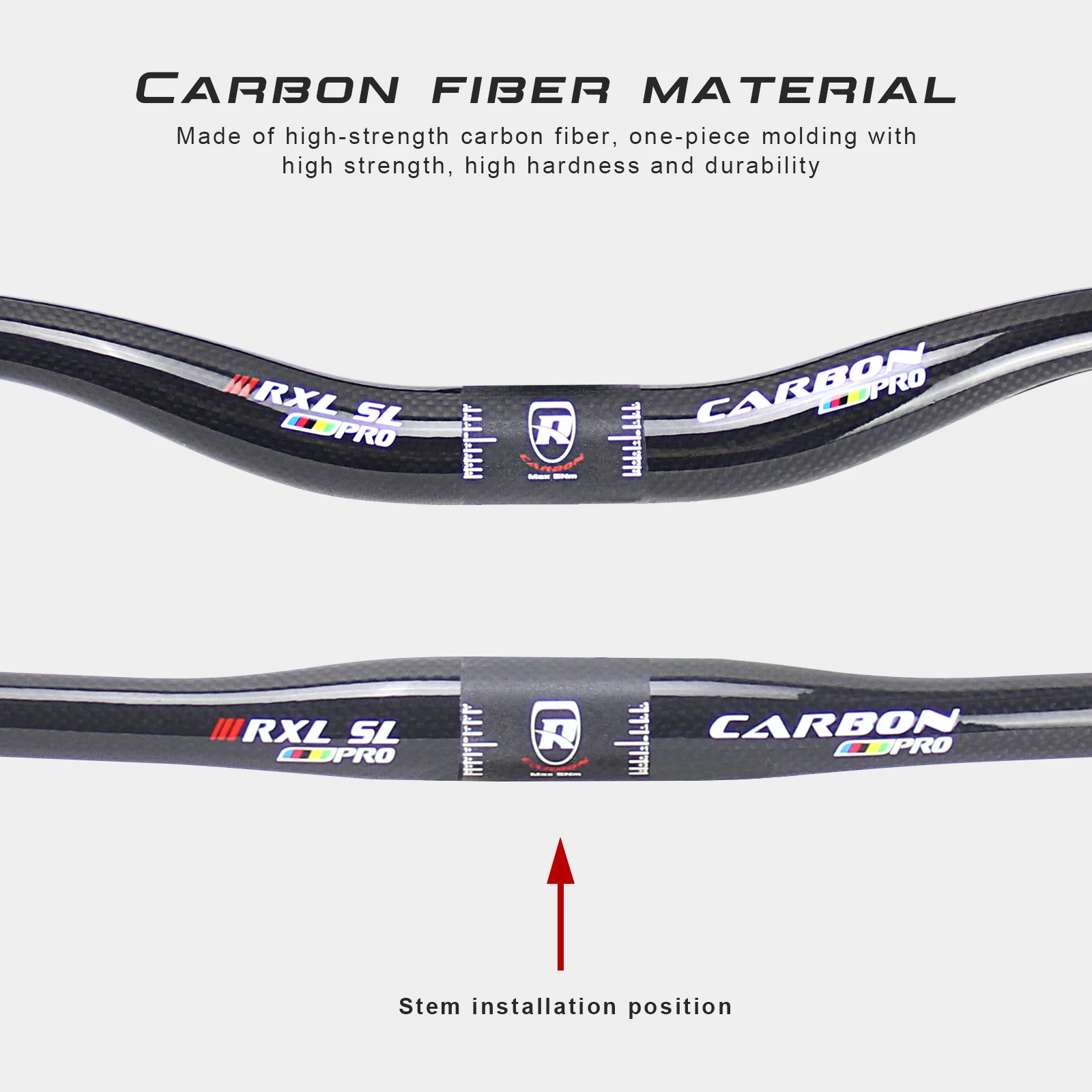 RXL SL MTB Carbon Handlebar 31.8mm Riser Bar For Mountain Bike Accessories 680/720/740/760mm