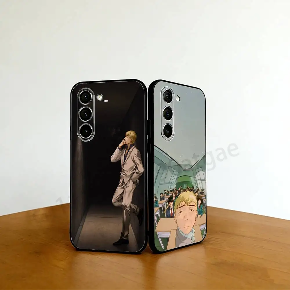 

Anime G-Great Teacher Onizuka Phone case For Samsung Galaxy A53,51,72,73,31,30,42 Soft Silicone Black Cover